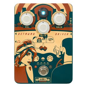 Orange Getaway Driver Overdrive Pedal Guitaarr Image